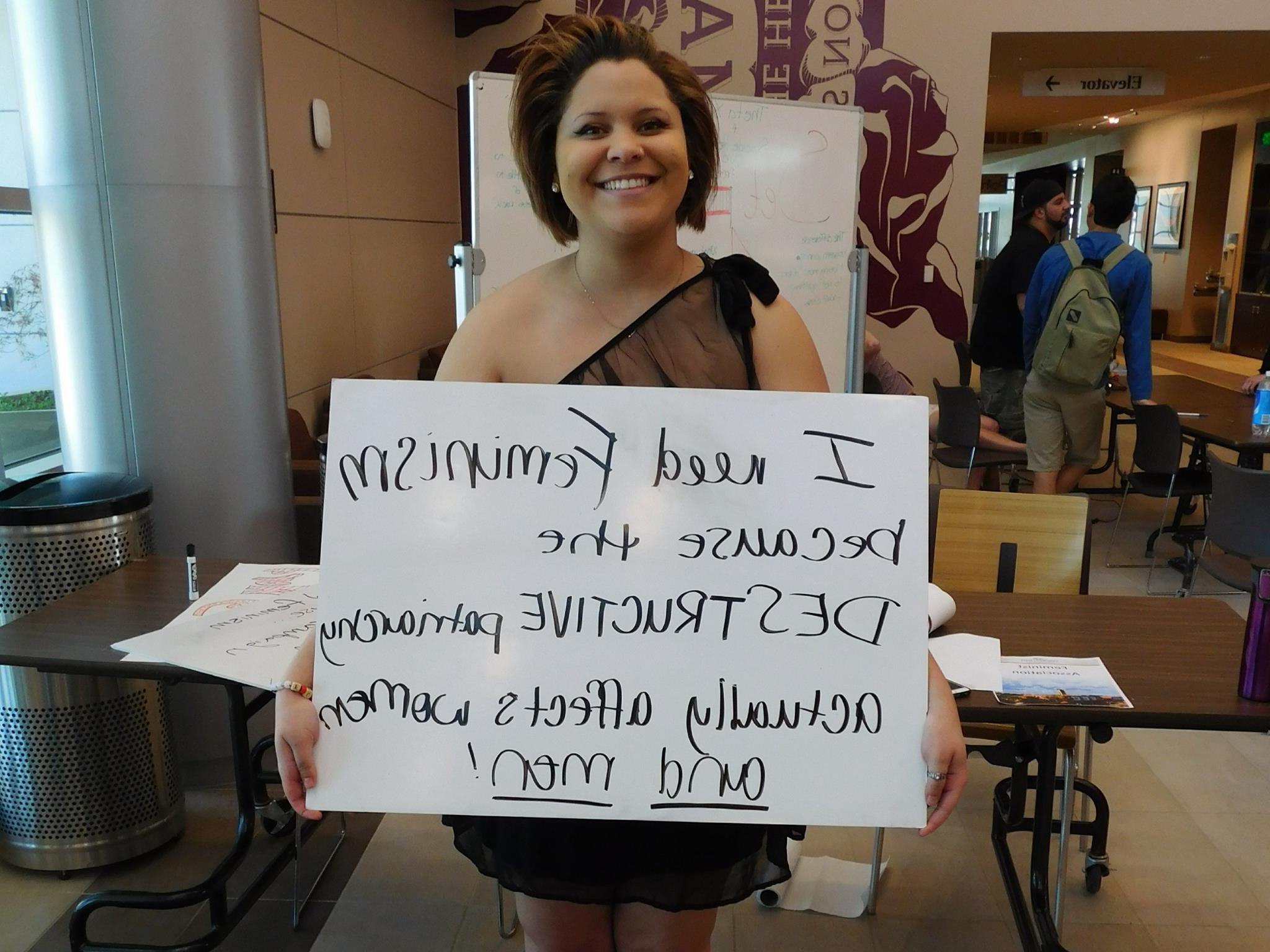 CMU student expresses support for feminism 